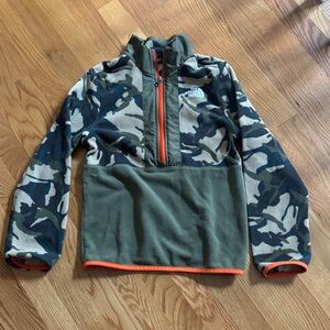 The North Face Kids Camouflage and Olive Green